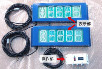 作業番号表示灯